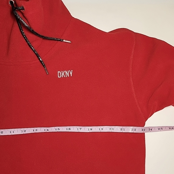 DKNY Women's Metallic Logo Hoodie /Size L - Picture 6 of 11